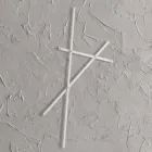 Cabide de Parede em Metal Pintado com 5 Estacas Fabricado na Itália - Olmium Viadurini