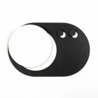 Cabide de parede moderno em aço com espelho Made in Italy - Pilippo Viadurini