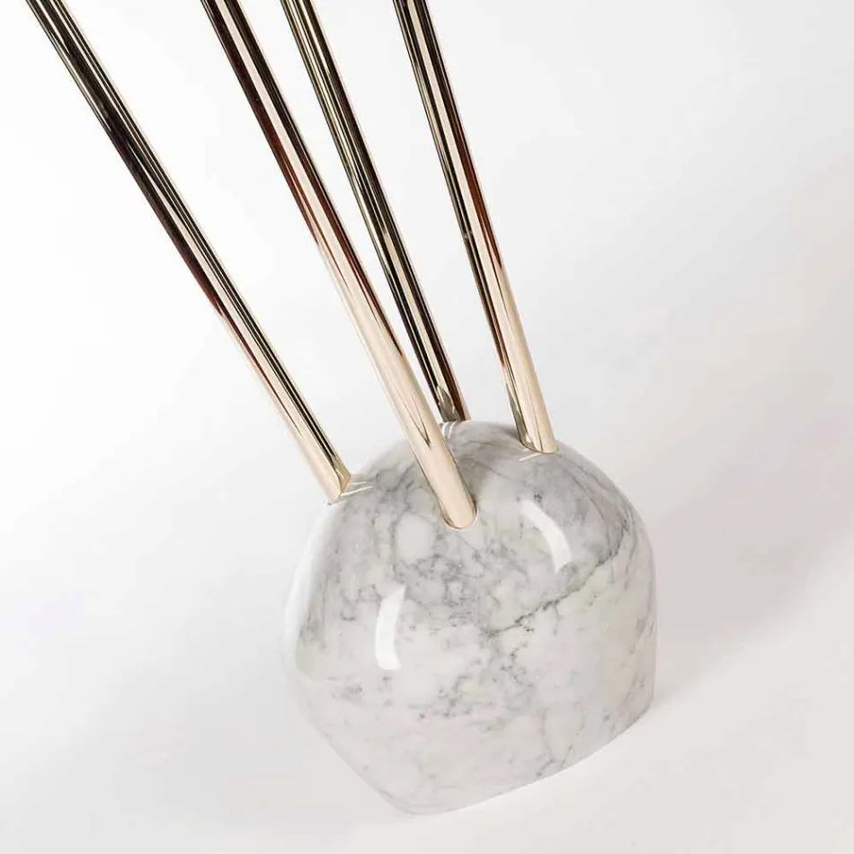 Cabide com base em mármore design Zak Viadurini