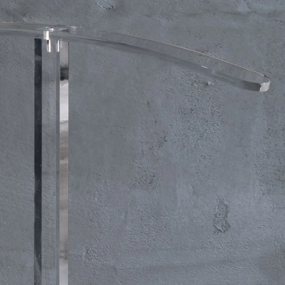 Cabide de piso de cristal acrílico transparente essencial - Ginergo Viadurini