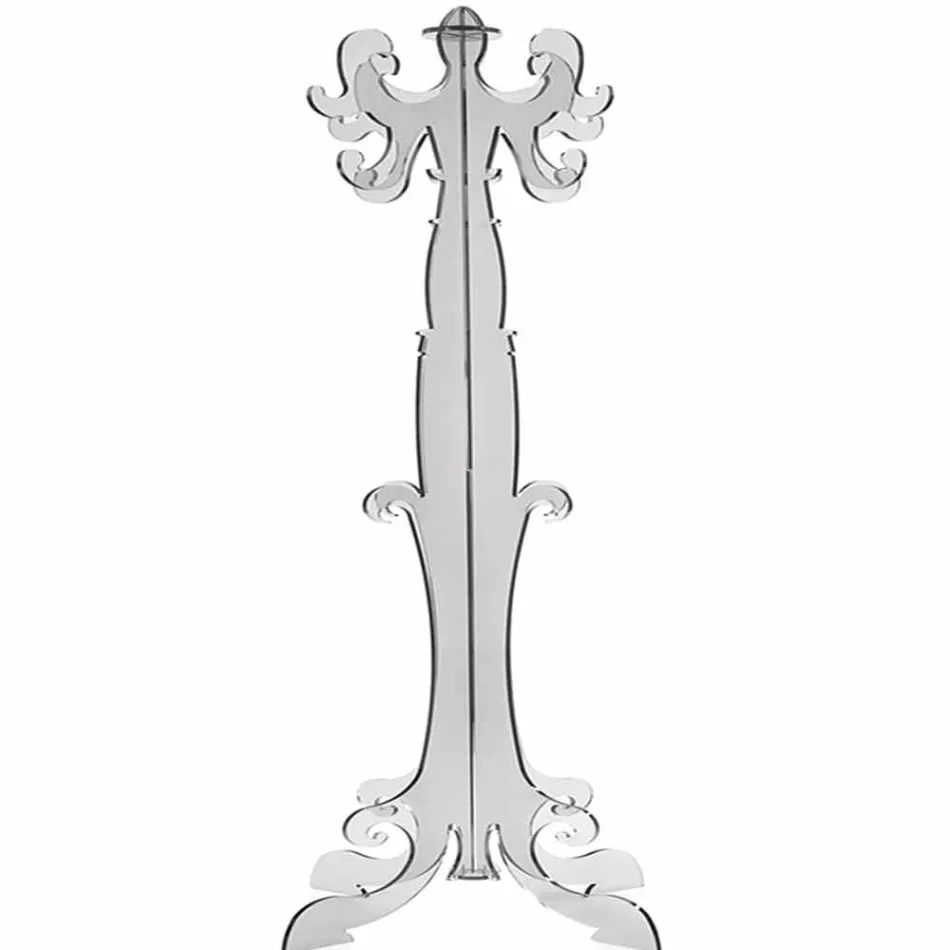 Cabideiro piso, design clássico, em plexiglass Giave Viadurini