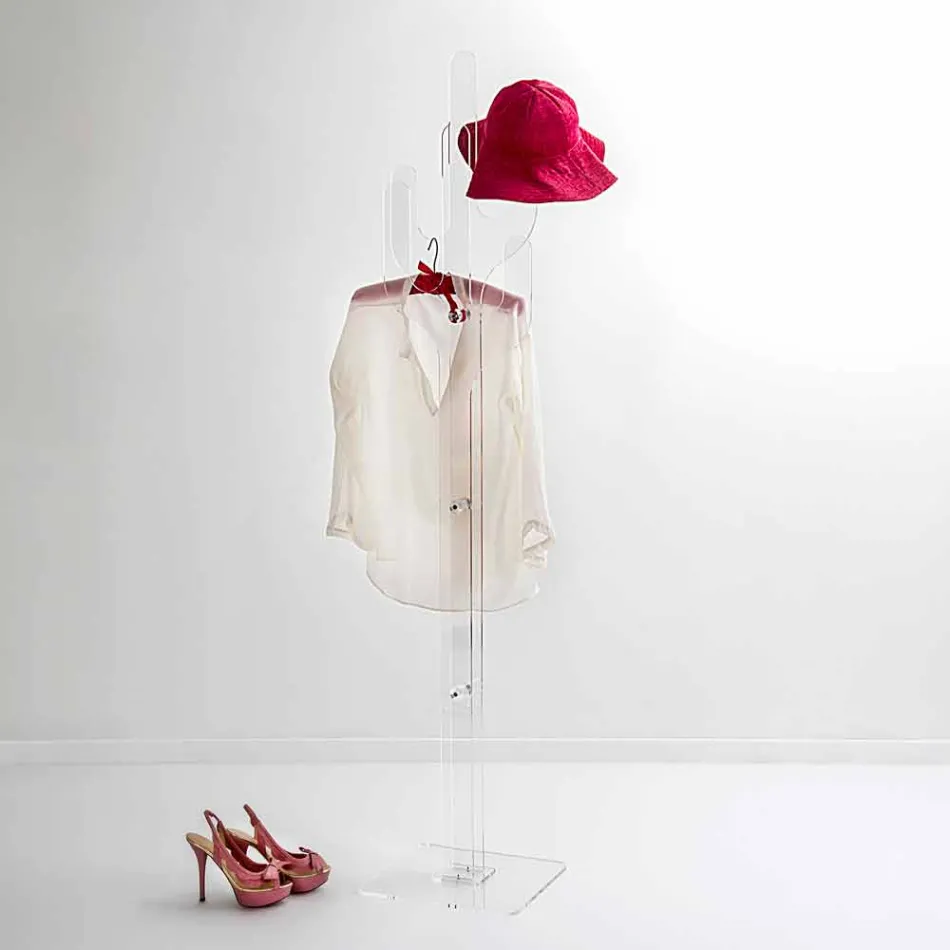 Revestimento contemporâneo de design transparente Cactus, fabricado na Itália Viadurini