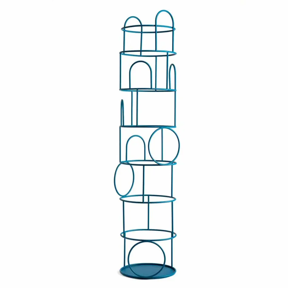 Cabide Design em Aço Colorido Fabricado na Itália - Vituzzo Viadurini
