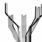 Cabide liso com 5 ganchos Andrea, design moderno Viadurini