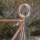 Suporte de casaco de aço de 3 peças feito na Itália - Steward by Myyour Viadurini