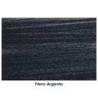 Cabide tubular de ferro com acabamento preto prateado fabricado na Itália - Puntina Viadurini