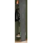 Suporte de Brasão de Design Oblíquo em Madeira ou Ardósia Branco Brilhante - Joris Viadurini