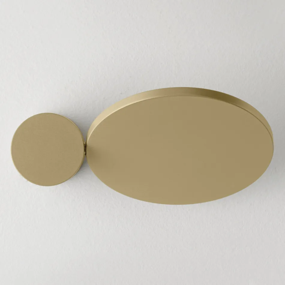 Luminária de parede giratória de metal 345° fabricada na Itália - Lumi Viadurini