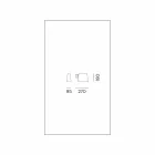 Candeeiro de parede exterior em metal castanho antigo - Saint Tropez por Il Fanale Viadurini