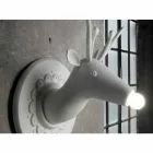 Apliques de Parede em Cerâmica Branca Matt Design Moderno em Cervo - Memento Viadurini