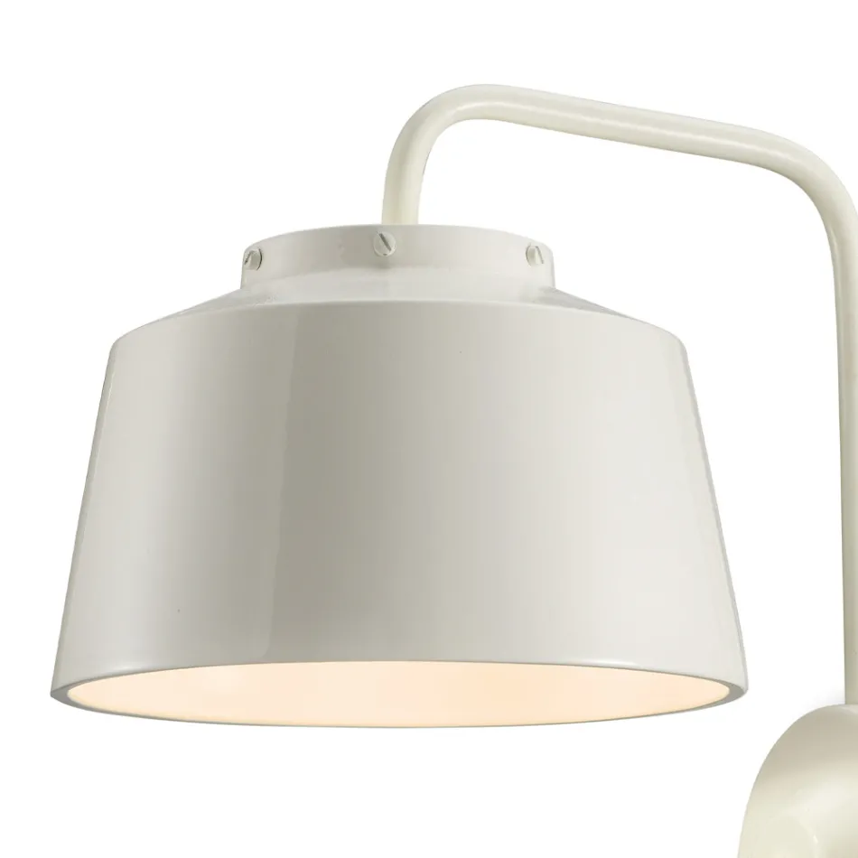 Arandela Metal e Cerâmica Artesanal com Abertura Dupla - 50S Viadurini