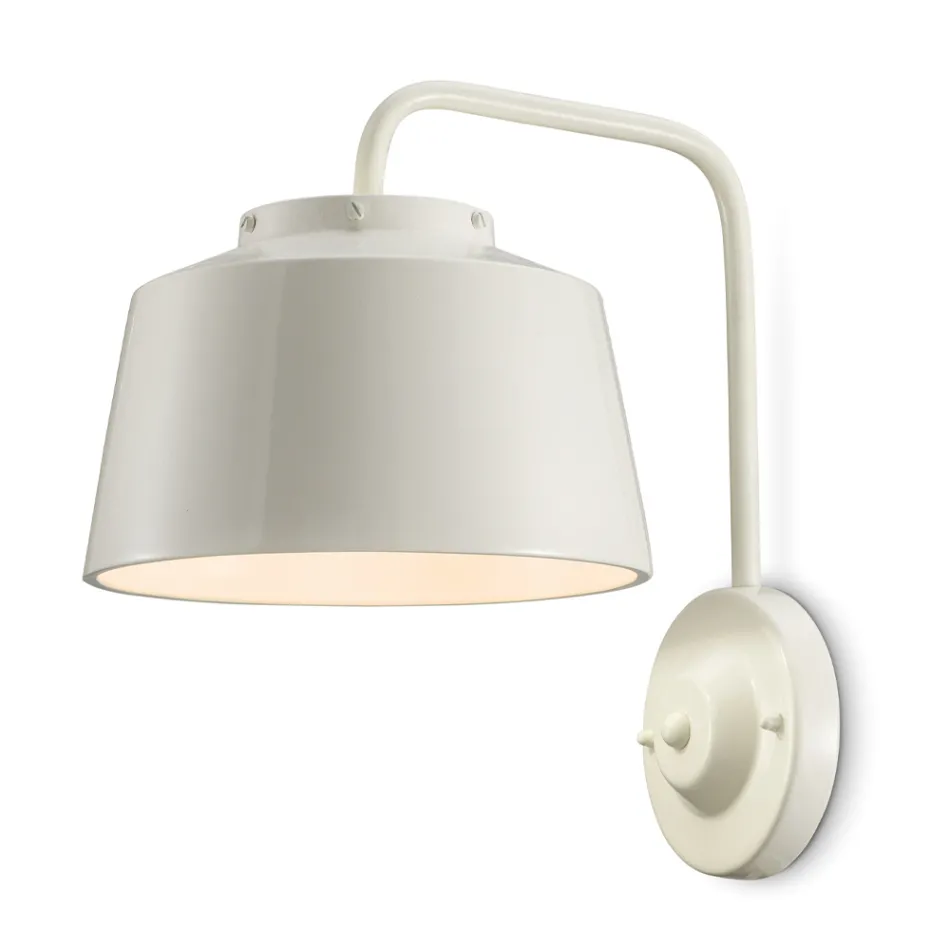 Arandela Metal e Cerâmica Artesanal com Abertura Dupla - 50S Viadurini