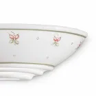 Arandela Meia Lua em Cerâmica Floral Pintado à Mão - Trieste Viadurini