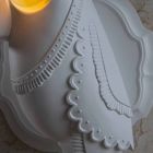 Aplique em Cerâmica Branca Matt Design Italiano Moderno - Tucano Viadurini