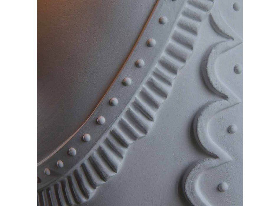 Aplique em Cerâmica Branca Matt Design Italiano Moderno - Tucano Viadurini