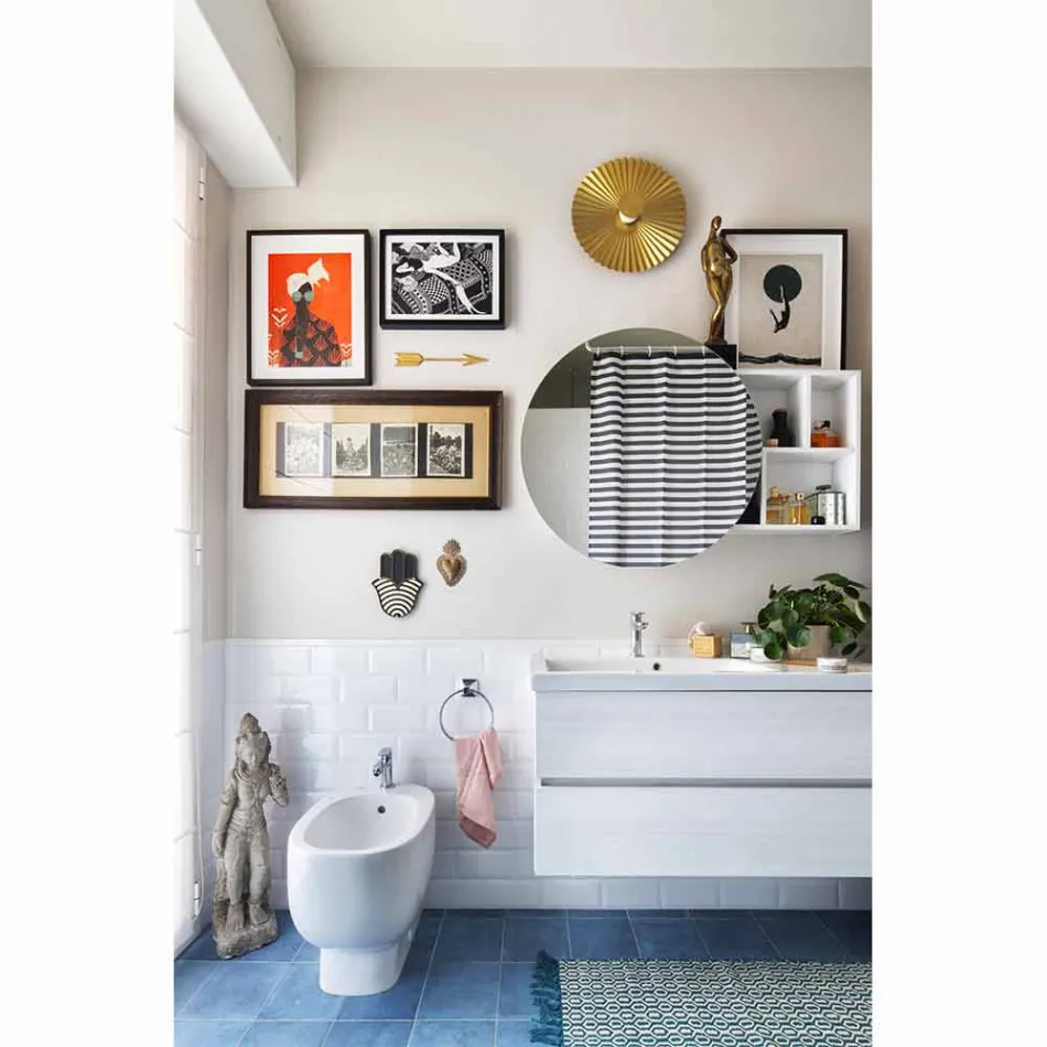 Arandela de Parede em Latão Natural Plissado 2 Tamanhos - Pliè by Il Fanale Viadurini