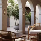 Luminária de parede artesanal em vidro e latão 1 ou 2 luzes - encadernado por Il Fanale Viadurini