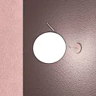 Aplique de vidro veneziano soprado à mão - neve Viadurini