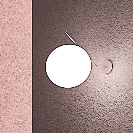 Aplique de vidro veneziano soprado à mão - neve Viadurini