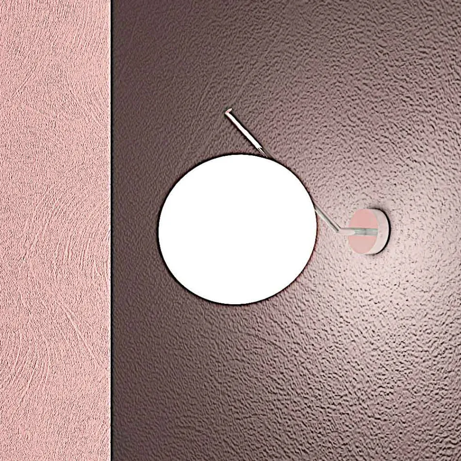 Aplique de vidro veneziano soprado à mão - neve Viadurini