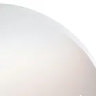 Isotta - Aplique de parede em vidro veneziano branco, fabricado na Itália. Viadurini