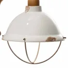 Arandelas de parede de cerâmica e metal estilo industrial Skyler Viadurini