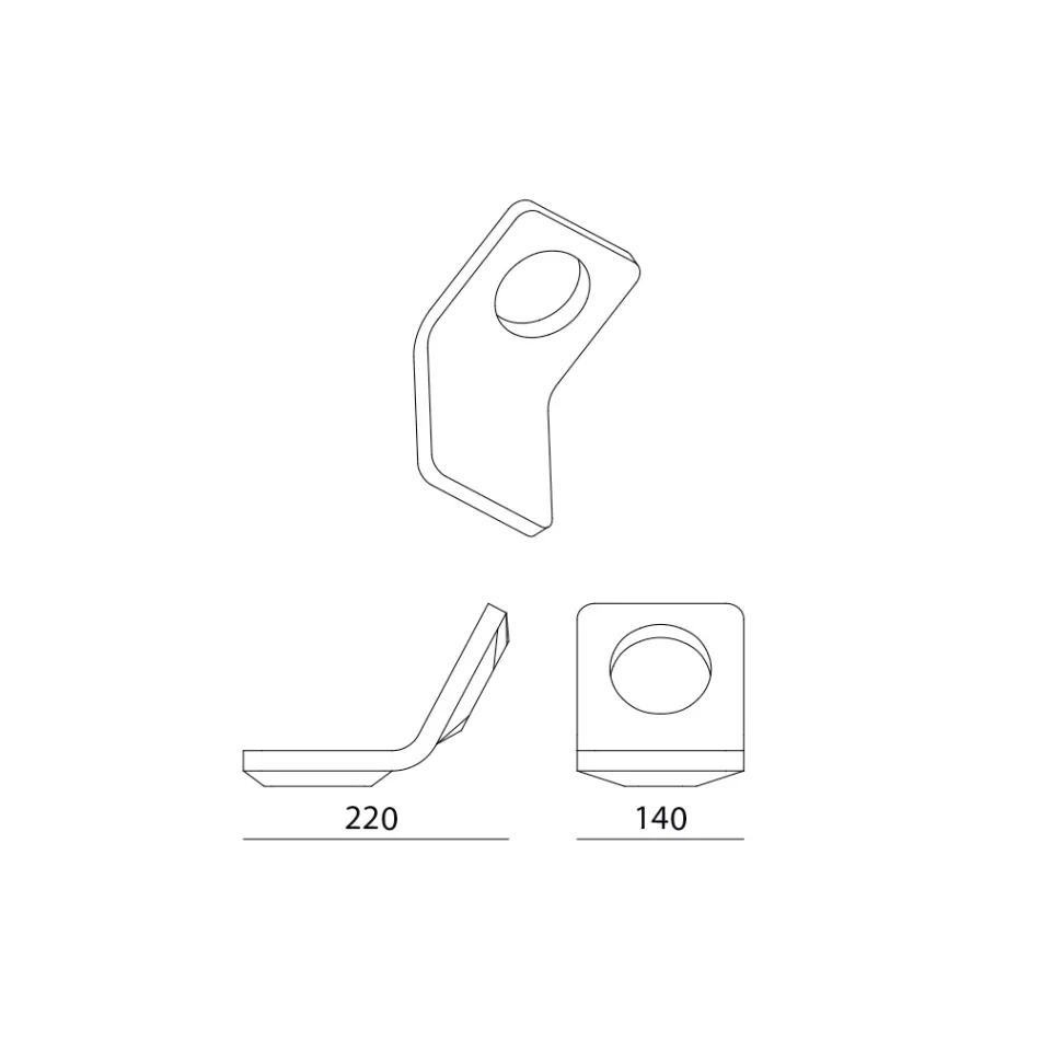 Candeeiro de parede em majólica toscana esmaltada fabricado na Itália - Toscot Vivaldi Viadurini