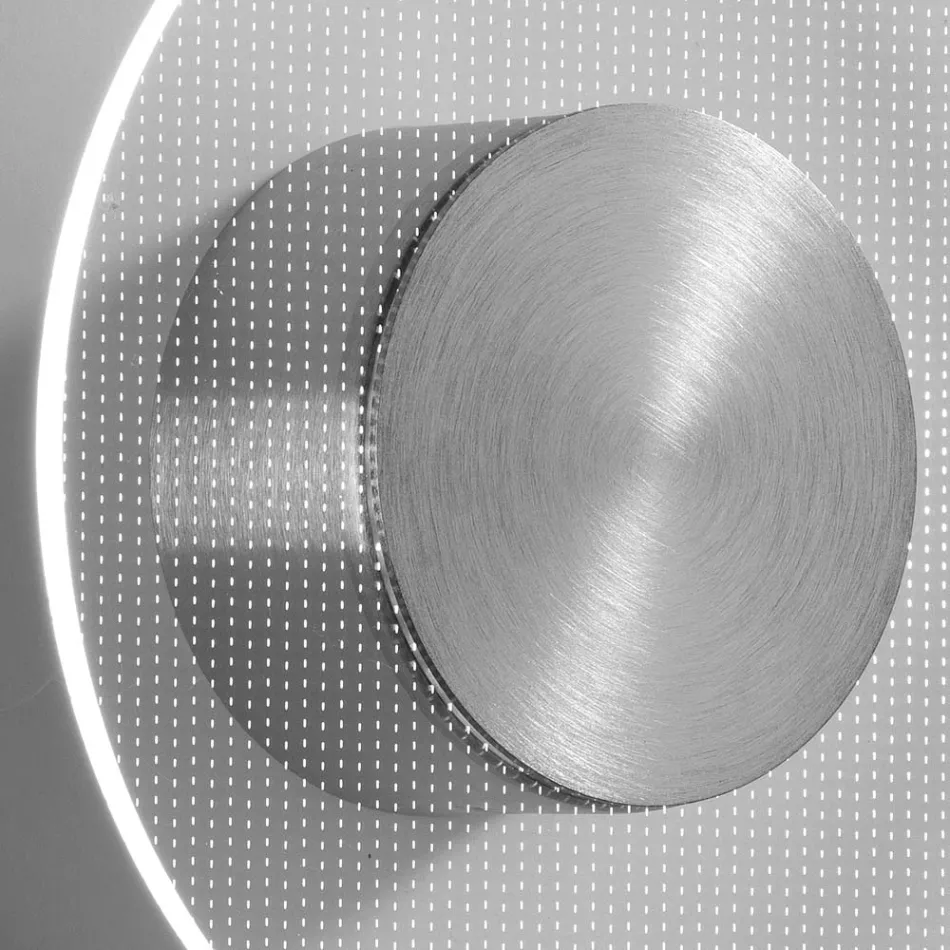 Nora - Luminária de parede metálica com difusor de plexiglass micropontilhado Viadurini