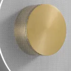 Nora - Luminária de parede metálica com difusor de plexiglass micropontilhado Viadurini