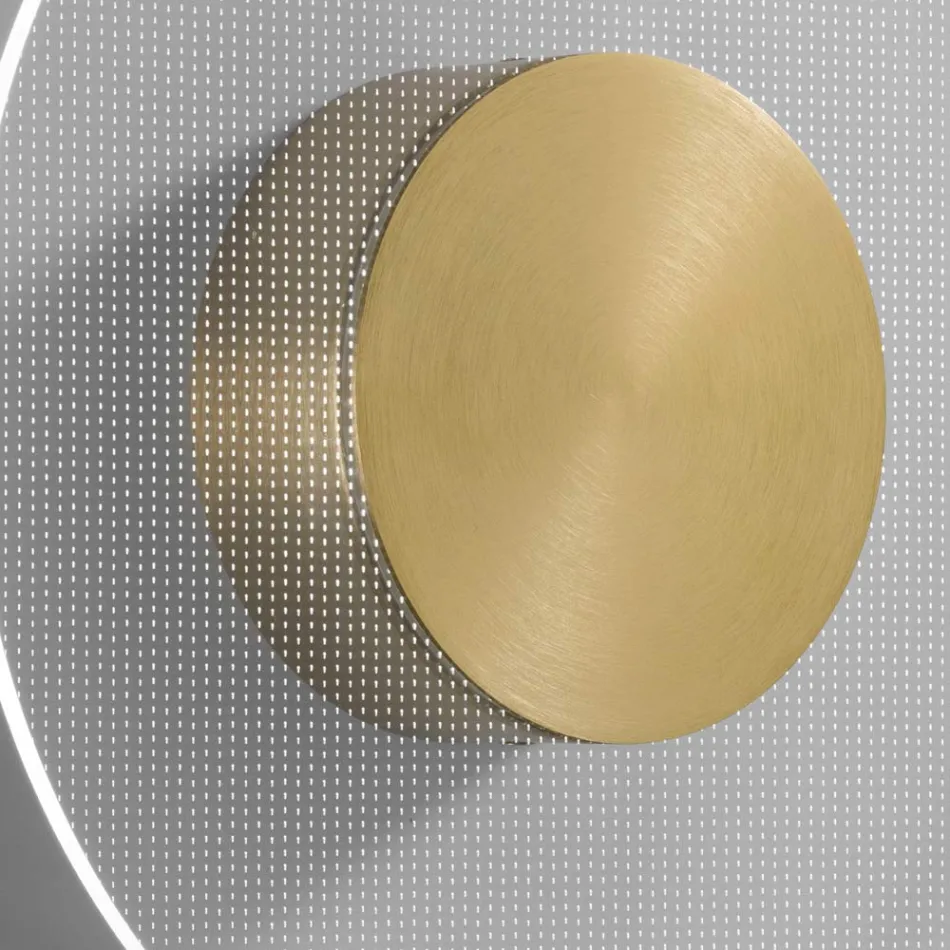 Nora - Luminária de parede metálica com difusor de plexiglass micropontilhado Viadurini