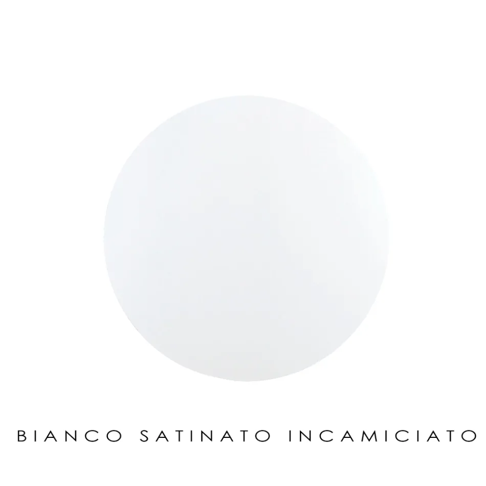 Candeeiro de parede de vidro veneziano fundido à mão com design moderno - Lua Viadurini