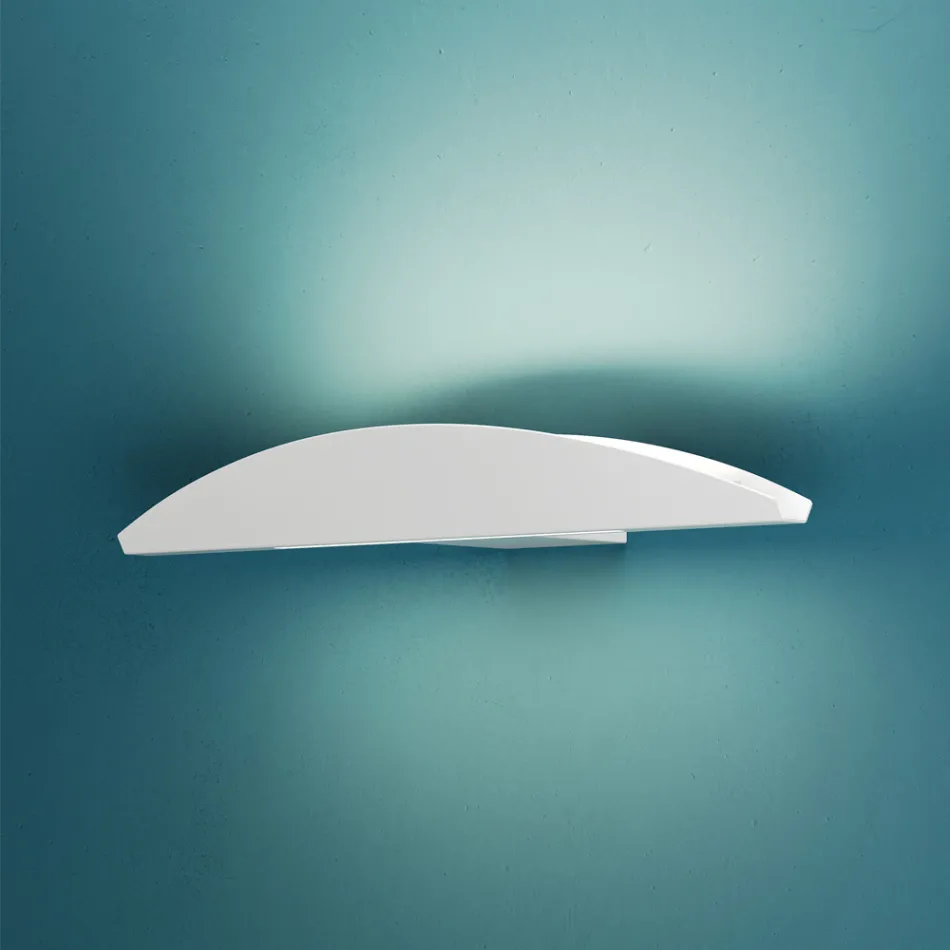 Luminária de Parede em Alumínio Reciclável em Várias Cores - Mila Viadurini