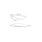 Luminária de Parede em Alumínio Reciclável em Várias Cores - Mila Viadurini