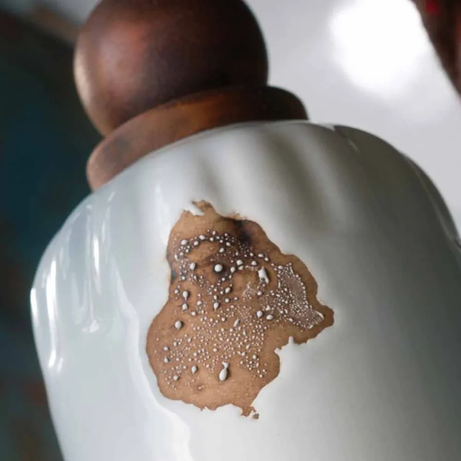 Design Applique e três focos de cerâmica e metal Lacey Viadurini