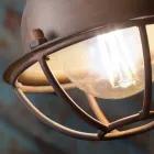 Design Applique e três focos de cerâmica e metal Lacey Viadurini