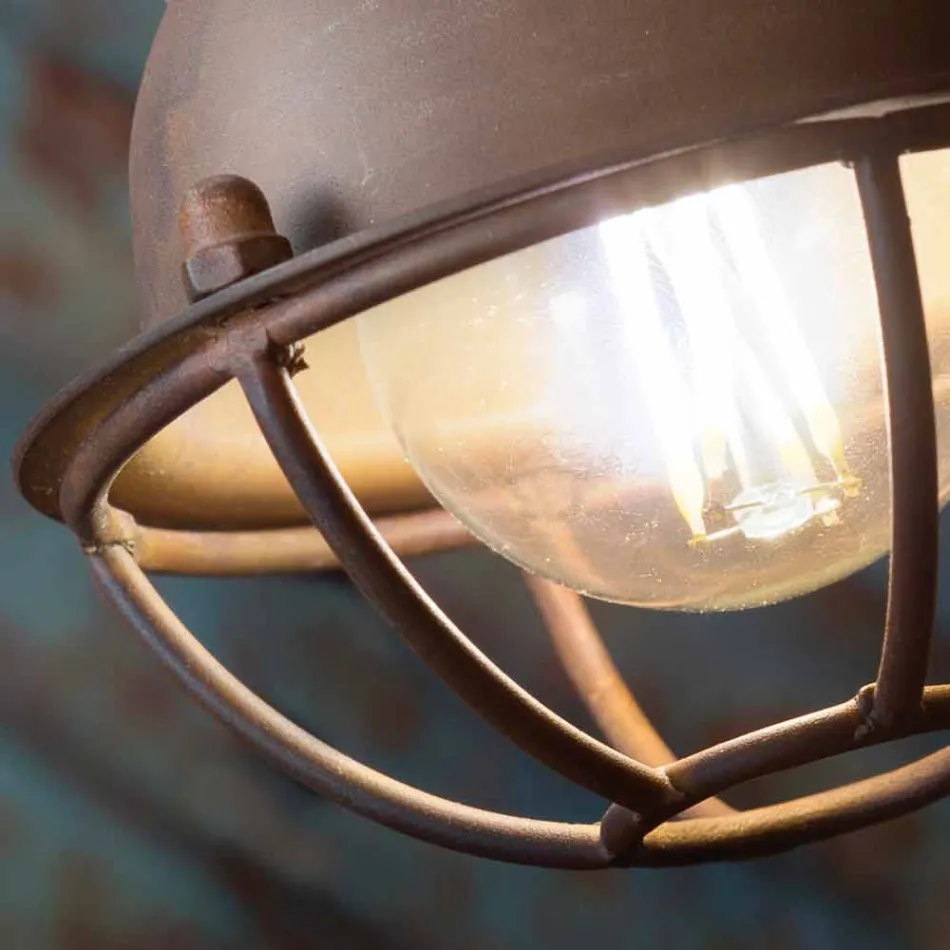 Design Applique e três focos de cerâmica e metal Lacey Viadurini