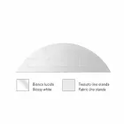 Candeeiro de parede de design em metal prateado ou acabamento branco fabricado na Itália - Jump Viadurini