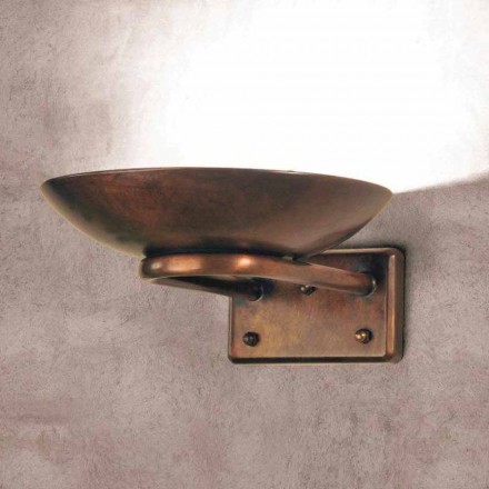 Arandelas de bronze antigo vidro Alegre Viadurini