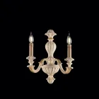 Luminárias de parede de madeira fabricadas na Itália para decoração de interiores - Milão Viadurini