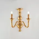 Luminárias de parede de madeira fabricadas na Itália para decoração de interiores - Siena Viadurini