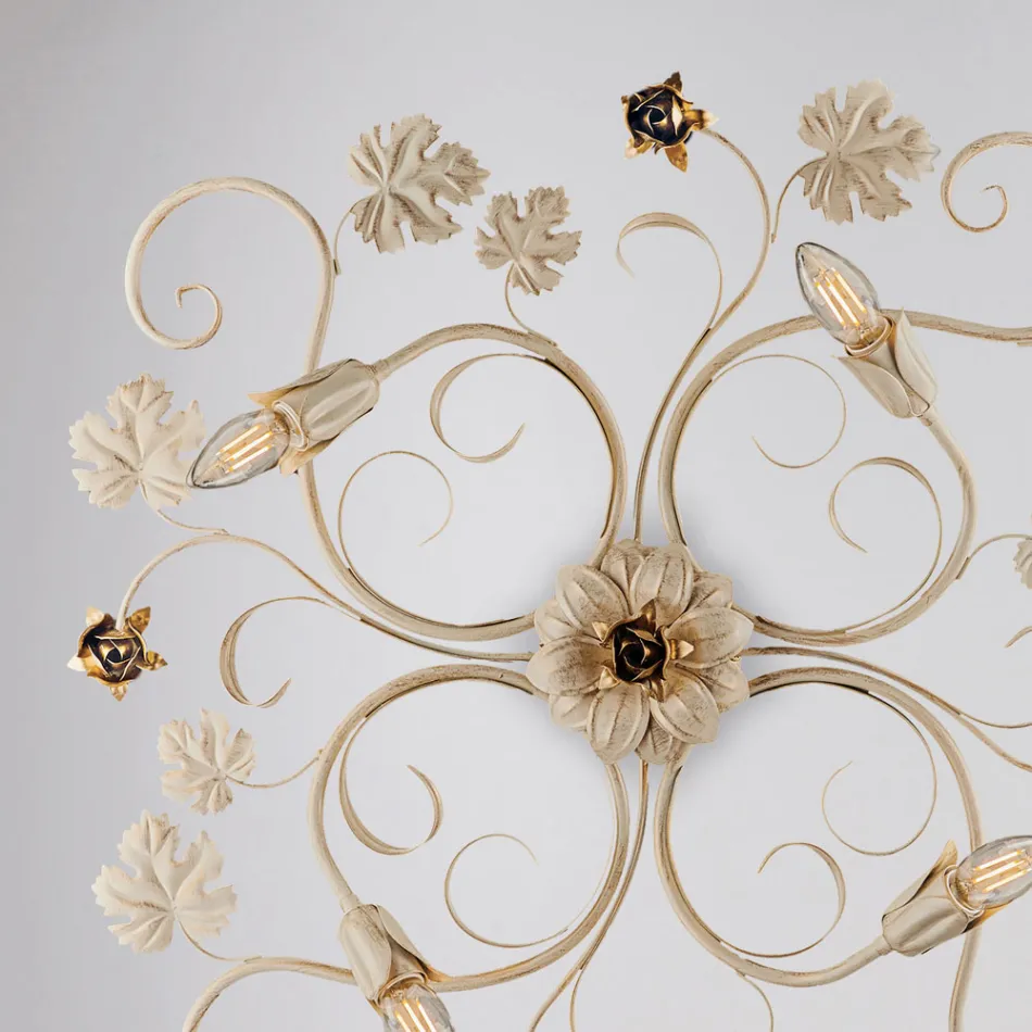 Luminária de parede LED em metal cromado para iluminação elegante e funcional – Fiore Viadurini