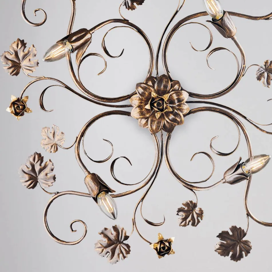 Luminária de parede LED em metal cromado para iluminação elegante e funcional – Fiore Viadurini