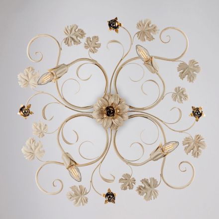 Luminária de parede LED em metal cromado para iluminação elegante e funcional – Fiore Viadurini