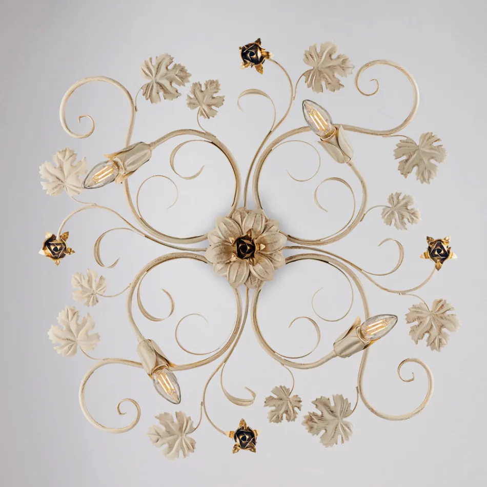 Luminária de parede LED em metal cromado para iluminação elegante e funcional – Fiore Viadurini