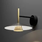 Luminárias de parede de metal em vários acabamentos, fabricadas na Itália - Mira Viadurini