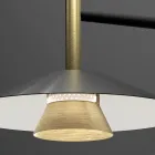 Luminárias de parede de metal em vários acabamentos, fabricadas na Itália - Mira Viadurini