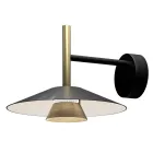 Luminárias de parede de metal em vários acabamentos, fabricadas na Itália - Mira Viadurini