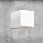 Aplique em latão e gesso fabricado na Itália - Cubetto Aldo Bernardi Viadurini