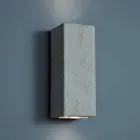 Arandela LED para exterior Smith - Toscot em design de barro H 24 cm Viadurini