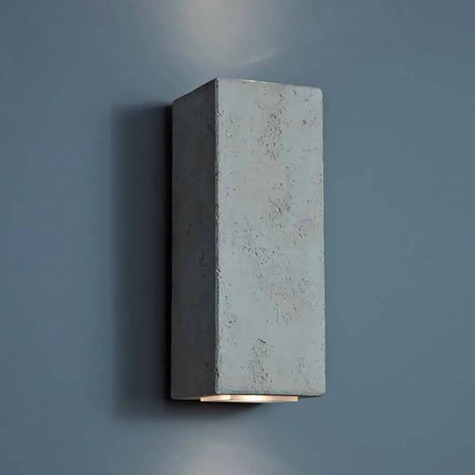 Arandela LED para exterior Smith - Toscot em design de barro H 24 cm Viadurini